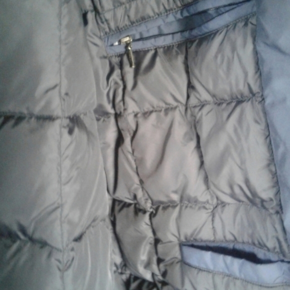 Eddie Bauer Mens peacoat Navy lightweight goose down puffer jacket coat XL - Picture 5 of 5